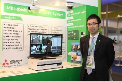 三菱電機のCCTVシステムを紹介する通信システム事業本部の伊藤尚文氏