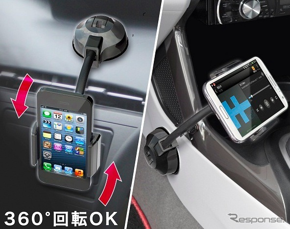 スマホ＆タブレットの車内利用、電源に商機