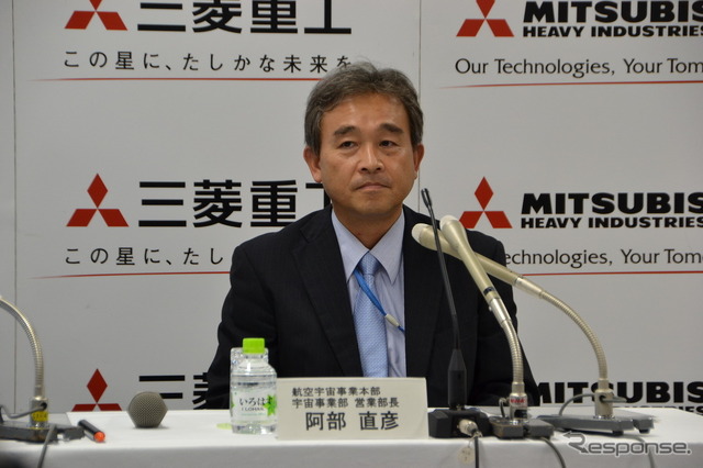 三菱重工業 航空宇宙事業本部宇宙事業部  阿部直彦営業部長