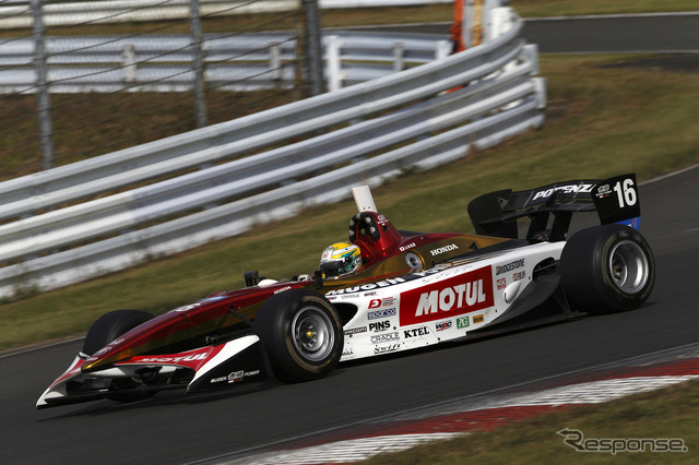 決勝3位の山本尚貴。写真:Honda