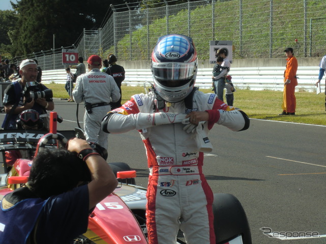 予選8位だった佐藤琢磨、決勝は11位。
