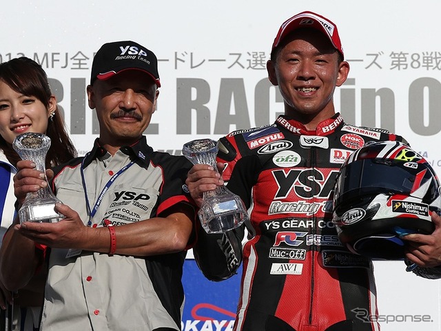 今季3勝目を挙げたヤマハ・YSP・レーシング・チームの中須賀克行