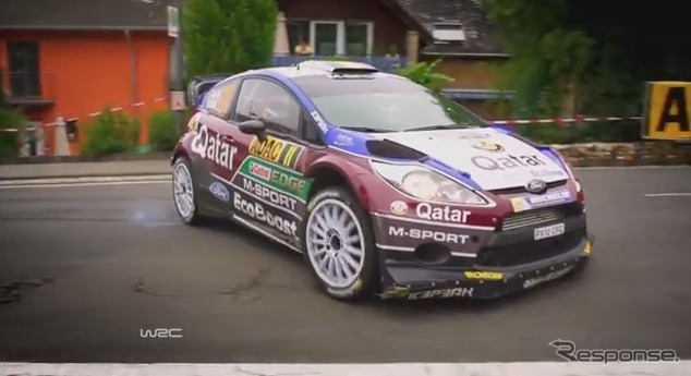 WRCミシュランタイヤの情報（動画キャプチャ）