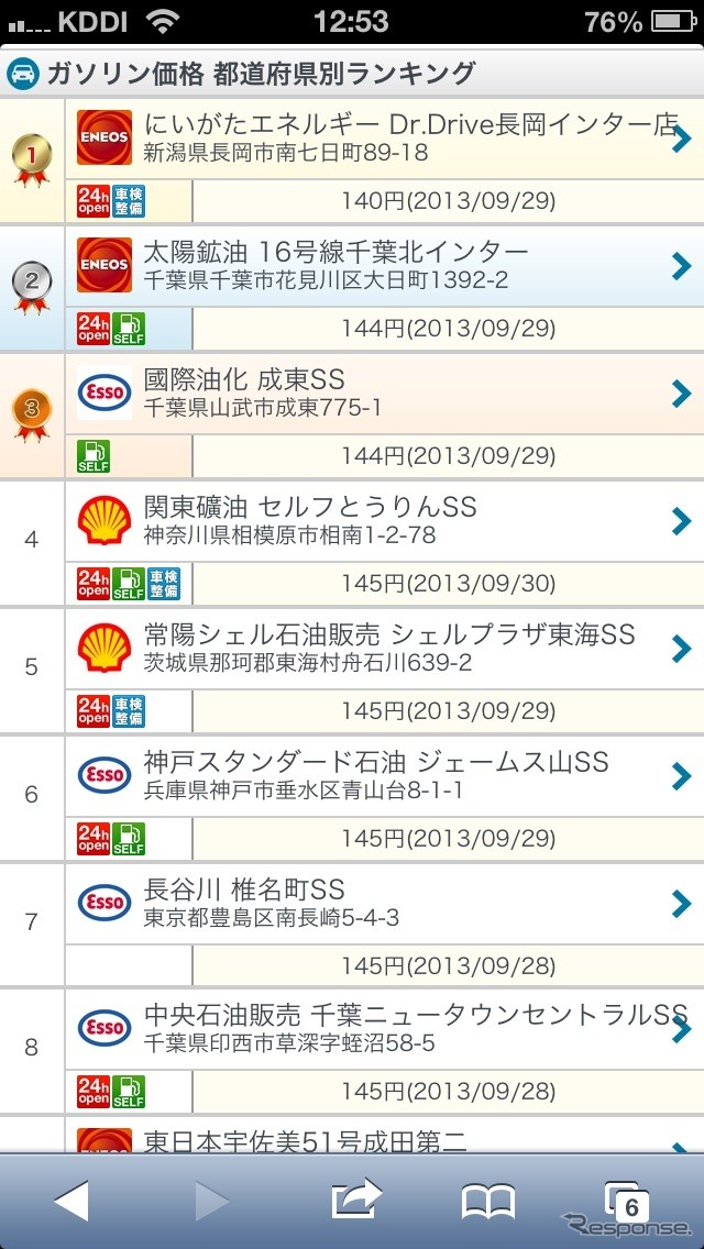燃費管理サイト『e燃費』が全面リニューアル(http://e-nenpi.com)