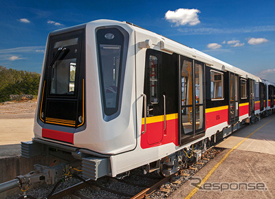 ワルシャワ地下鉄向けに製造されたシーメンスの新型地下鉄車両「Inspiro」