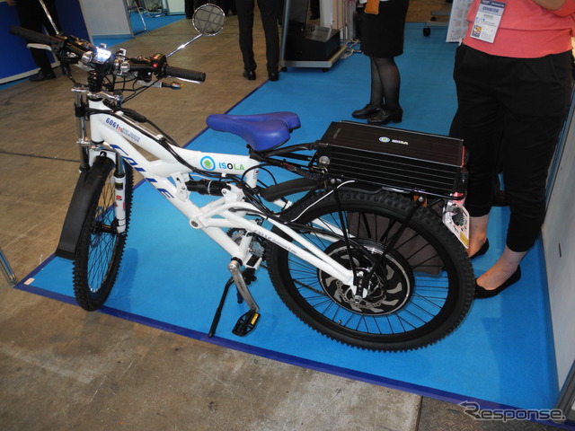 有安オートの電動バイク「Eサイクル」（CEATEC13）