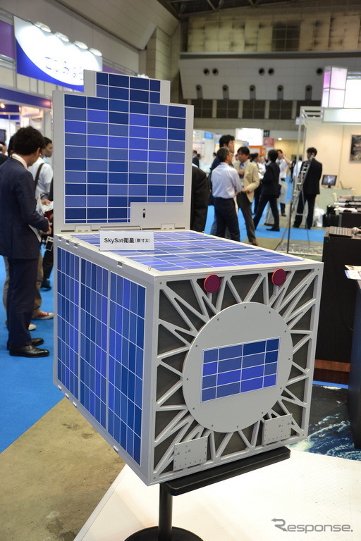 【東京国際航空宇宙産業展】世界初、動画を撮影する地球観測衛星 日本スペースイメージングが画像販売へ