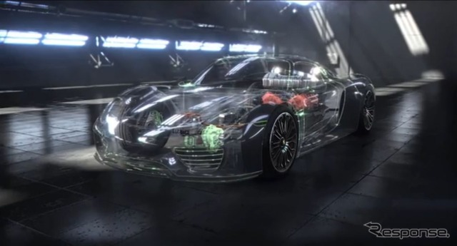 ポルシェ918スパイダーの最新映像