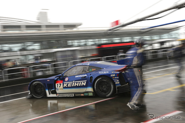 決勝3位の#17 KEIHIN HSV-010。写真:Honda