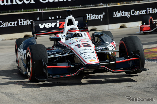 第18戦優勝のウィル・パワー。写真:IndyCar