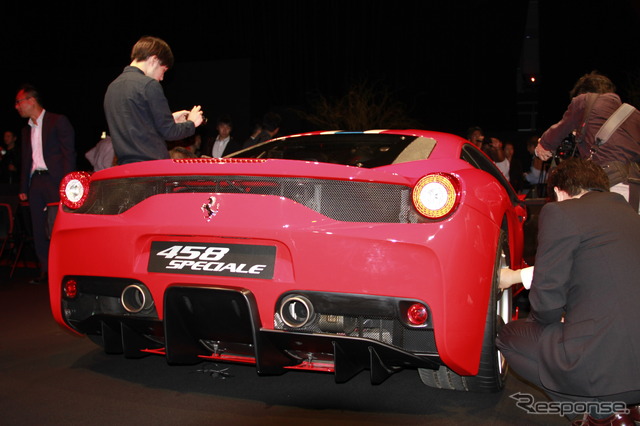 フェラーリ 458 スペチアーレ発表会