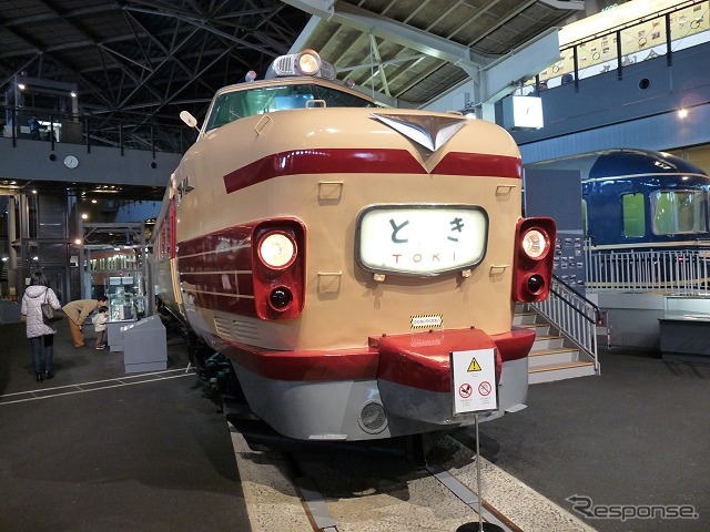 鉄道博物館で展示保存されている181系特急形電車。会議は11月7日に同館で開催される。