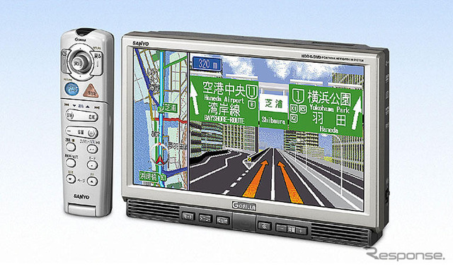 HDゴリラシリーズの大画面ポータブルナビを発売