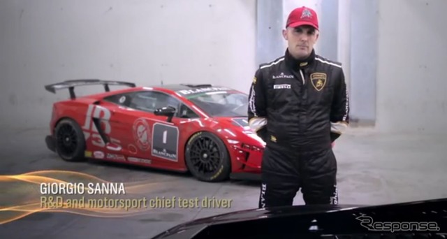 ランボルギーニの研究開発&モータースポーツのチーフテストドライバー、Giorgio Sanna氏