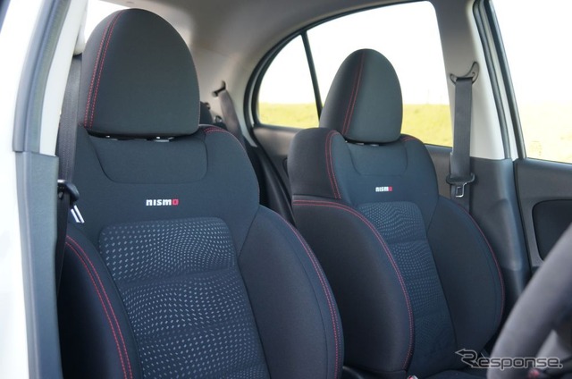 マーチNISMO (撮影車両は開発中の「NISMO S」)