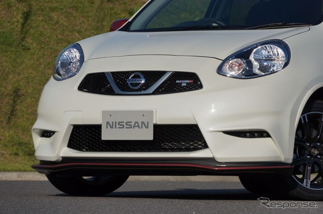 マーチNISMO (撮影車両は開発中の「NISMO S」)
