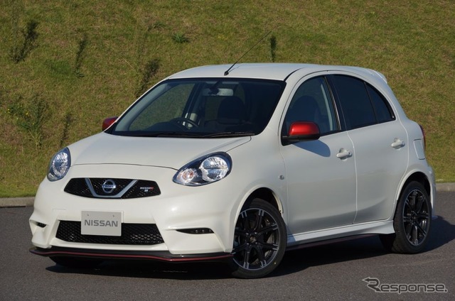 マーチNISMO (撮影車両は開発中の「NISMO S」)