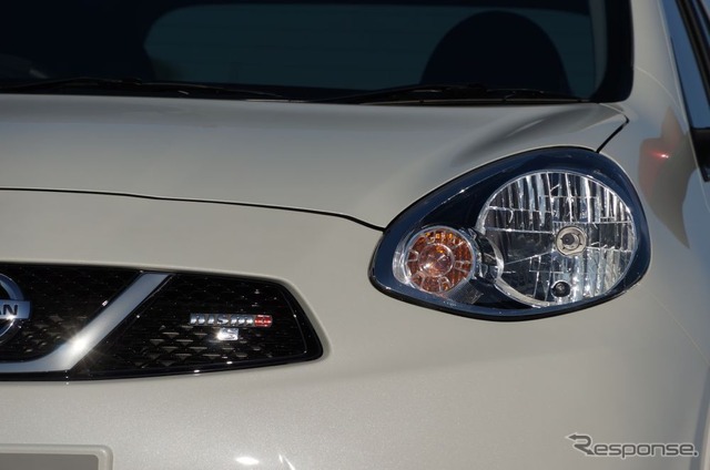 マーチNISMO (撮影車両は開発中の「NISMO S」)