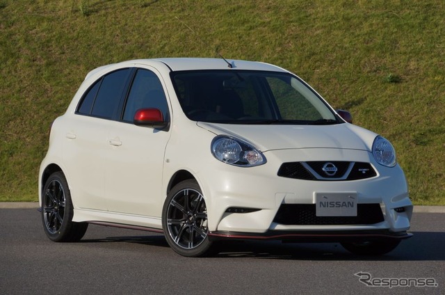 マーチNISMO (撮影車両は開発中の「NISMO S」)
