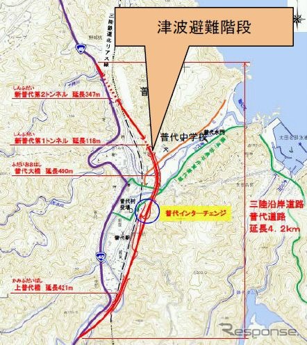 三陸沿岸道路「普代道路」、10月13日に全線が開通…岩手県内では初の復興道路