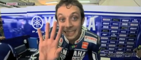 MotoGPマレーシアGP予選(動画キャプチャ)