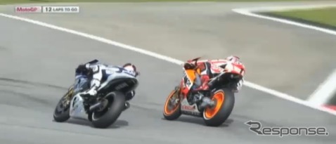 MotoGPマレーシアGP(動画キャプチャ)