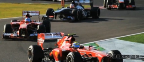 F1日本グランプリ(動画キャプチャ)