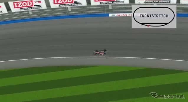 オートクラブ・スピードウェイのバーチャルラップ(動画キャプチャ)