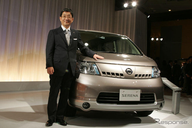 【日産 セレナ 新型発表】志賀COOが発表会デビュー
