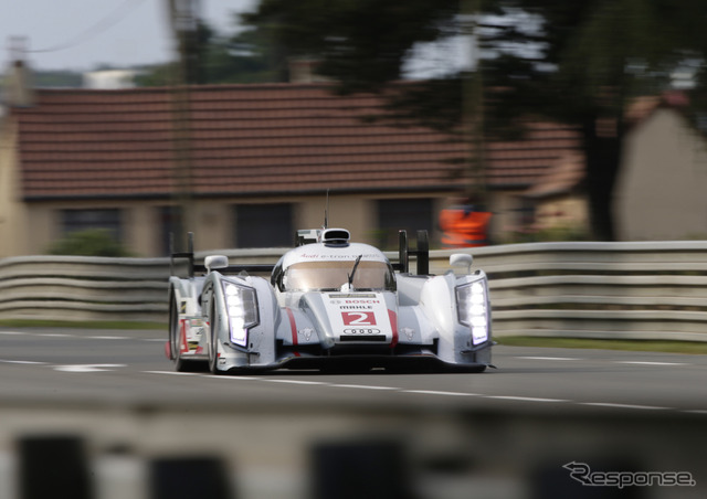 アウディR18 e-tron クワトロ(カーナンバー2)。写真:AUDI AG