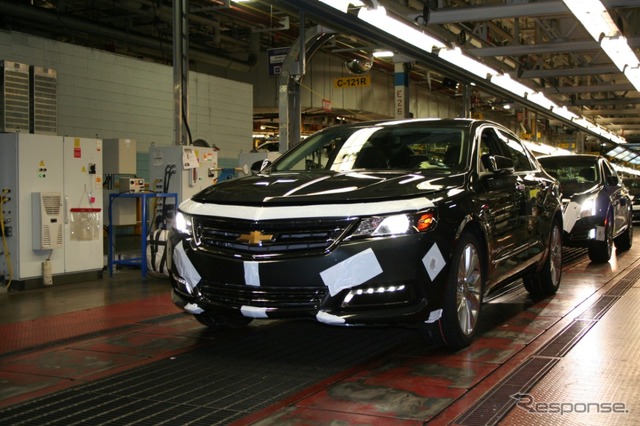 GMのカナダ・オシャワ工場で生産が開始された新型 シボレー インパラ