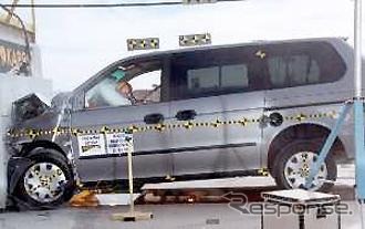 側面衝突安全、ホンダ『ラグレイト』がアメリカ最強のミニバンに輝く