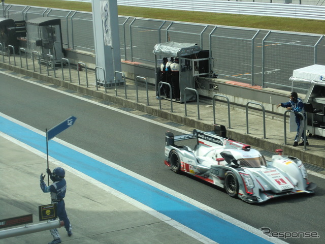 #1 アウディR18 e-tron quattro。