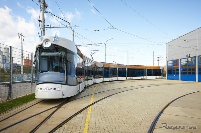 ボンバルディアの路面電車