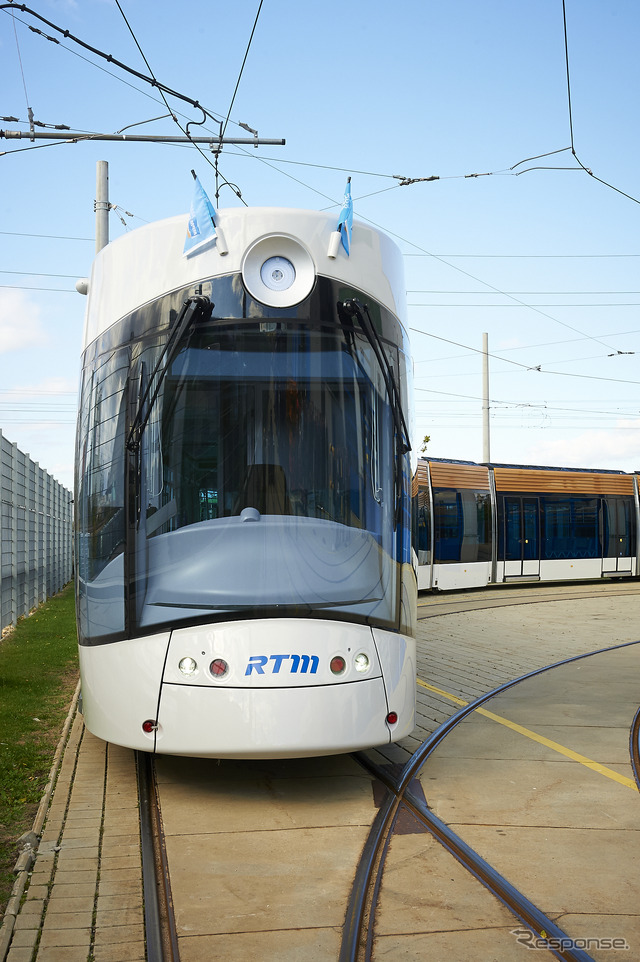 ボンバルディアの路面電車