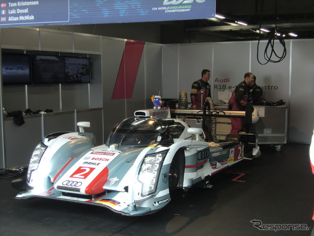 アウディ2号車は予選4位。