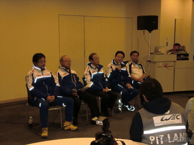 予選後のトヨタ首脳会見