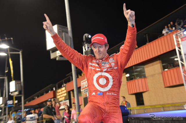 チャンピオンに輝いたスコット・ディクソン。写真:Indycar