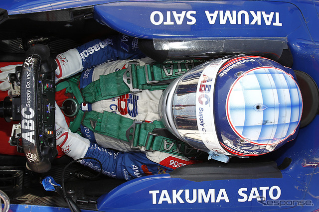 佐藤琢磨は最終戦17位。写真:Honda