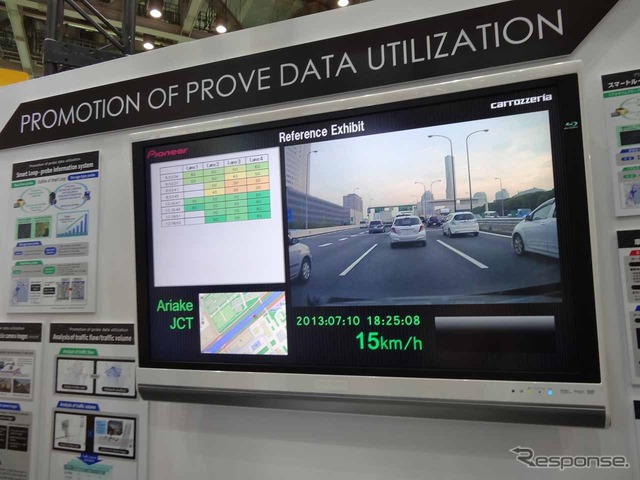 『次世代のスマートループ・アイ』は「PROBE DATA UTILIZATION(利用・活用)」として紹介された