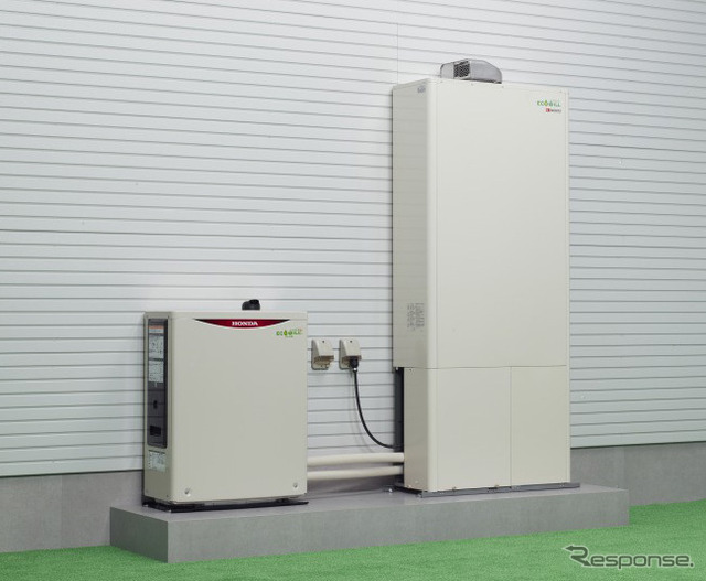 家庭用ガスエンジンコージェネレーションシステム 停電時自立運転機能付き エコウィルプラス