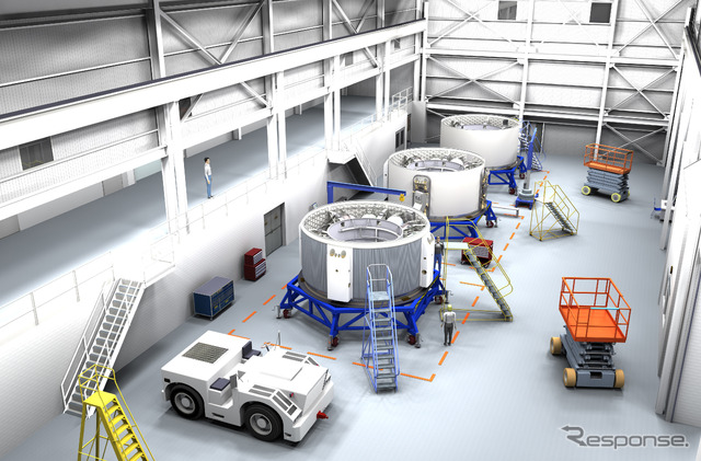 CST-100宇宙船が製造されるC3PF