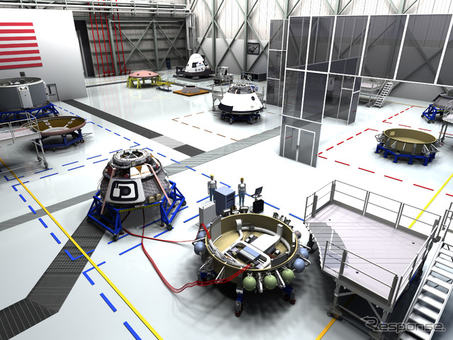 CST-100宇宙船が製造されるC3PF
