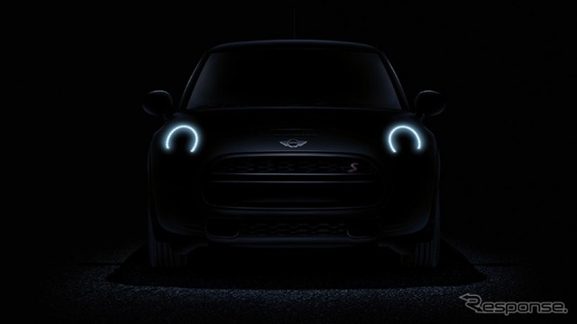 新型MINIハッチバックの「クーパーS」と思われる予告イメージ