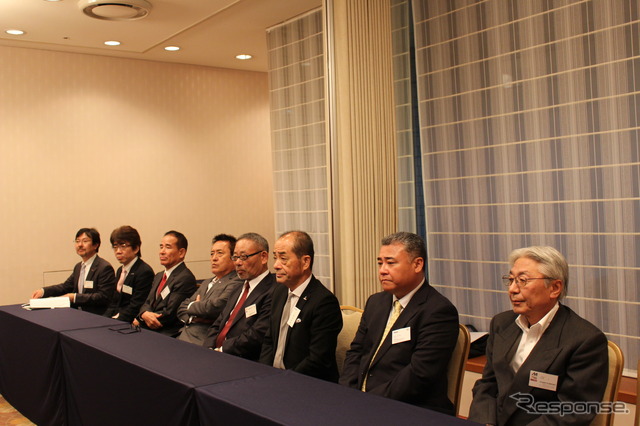 記者会見のようす（NAPAC 第10期総会）