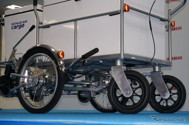 ヤマハ PAS GEAR CARGO 発表…ヤマト運輸のニーズに応え合計123kgの積載に対応