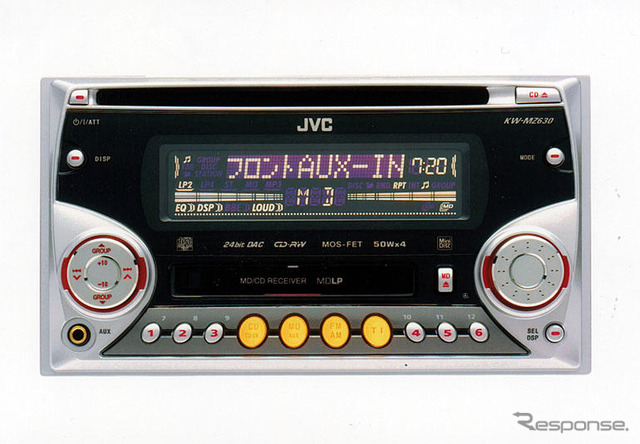 オートバックス専売の2DIN MD/CDレシーバーを発表