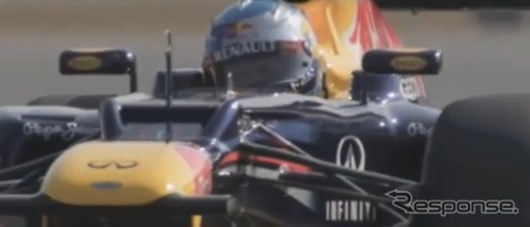 F1インドGP予選(動画キャプチャ)