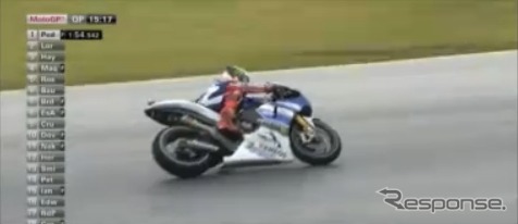 MotoGP 日本GP予選(動画キャプチャ)