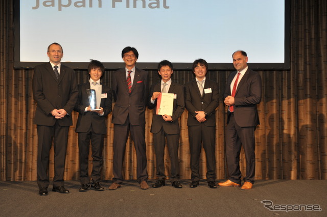 テクノロジー部門優勝のアウディ松本チーム。